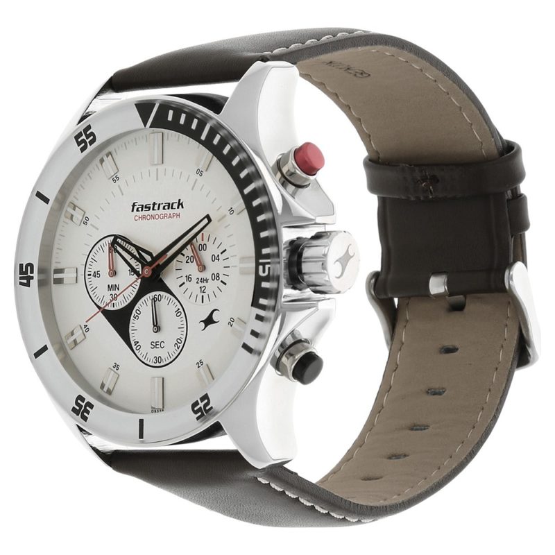 Fastrack Big Time Quartz Chronograph Watch for Guys –3072SL01