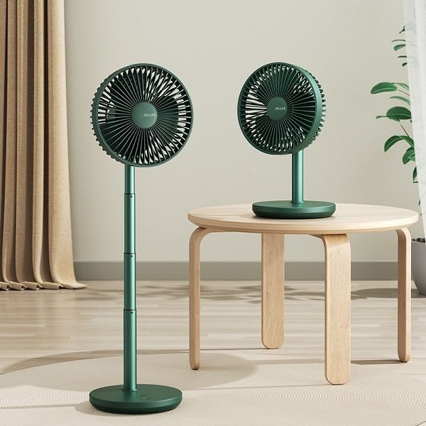Jisulife FA13P Rechargeable Oscillating Extendable Desk Fan